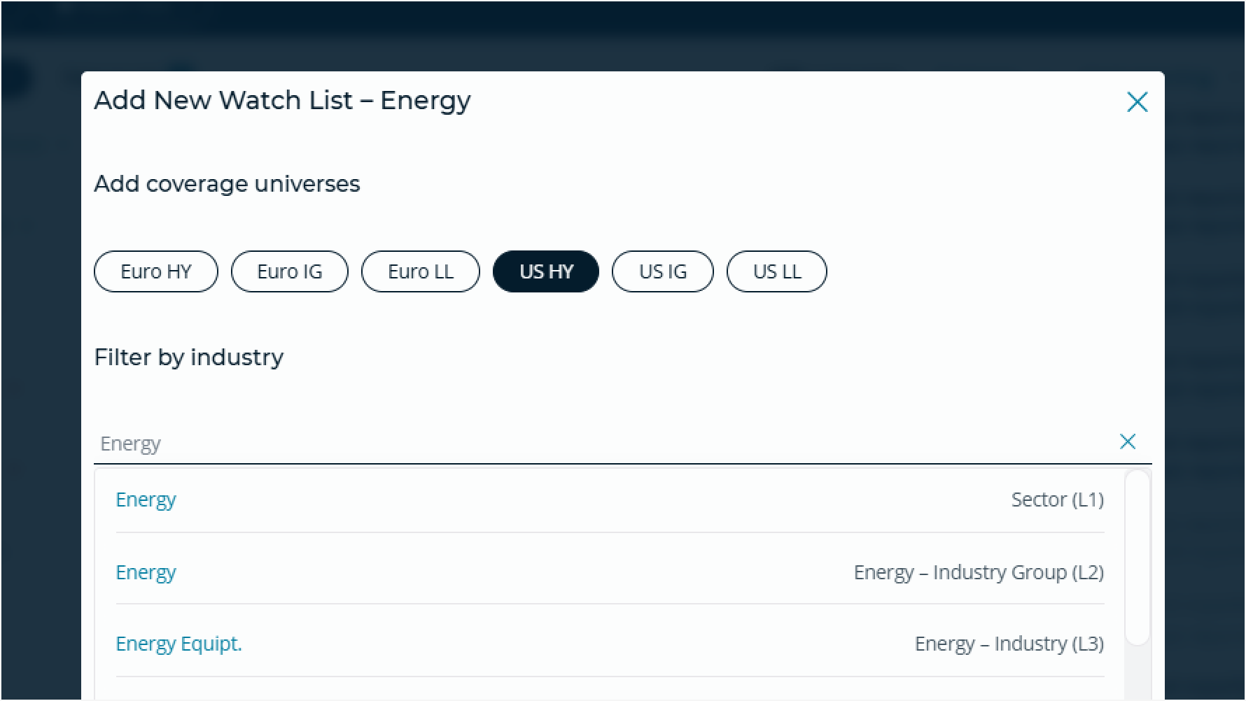 Introducing multiple Watch lists inapp